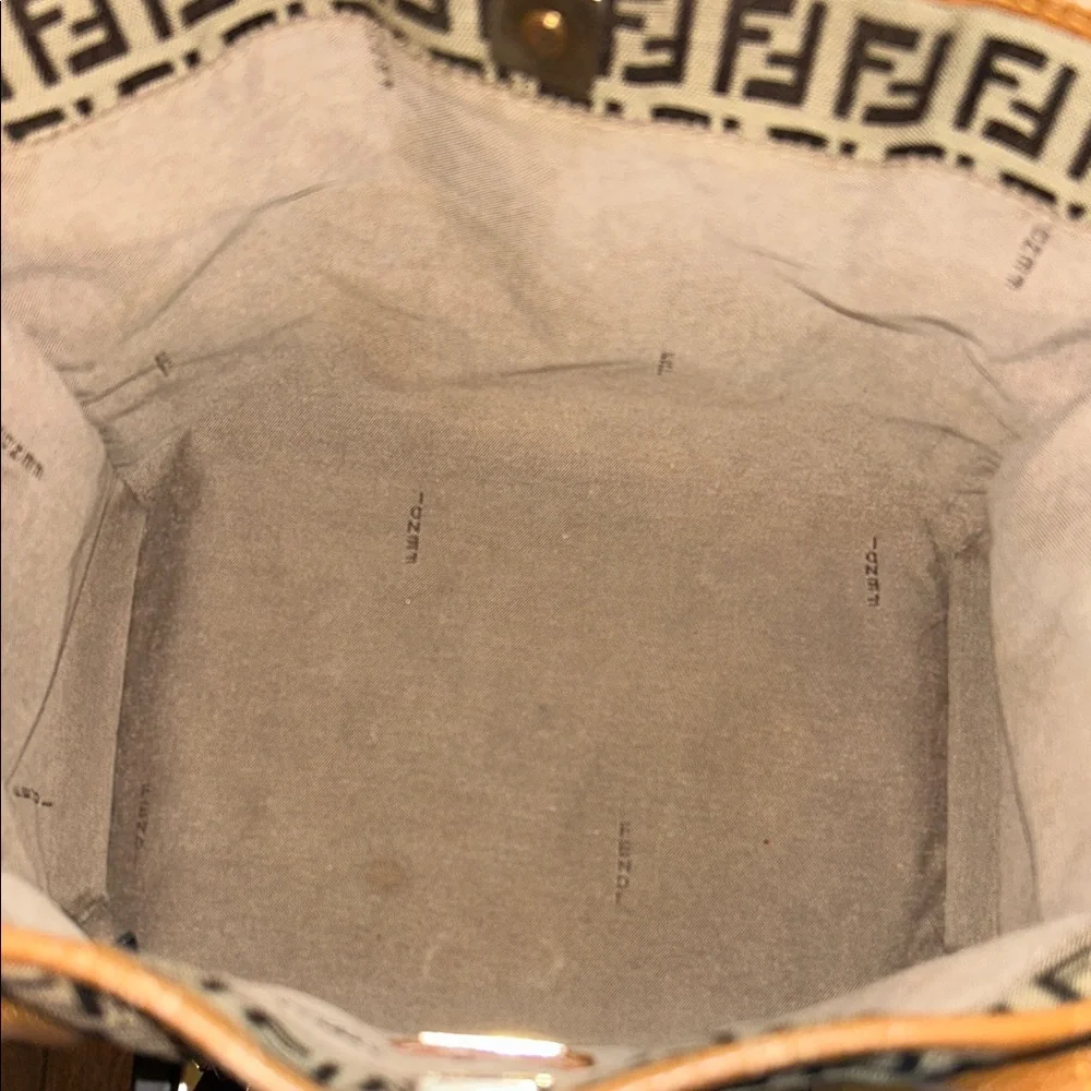 Fendi Signature Brown and Tan Tote - Picture 13 of 16